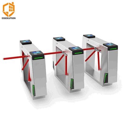 Brushless Wing Gate Face Recognition QR Access Modern Tech Office Pintu Canggih