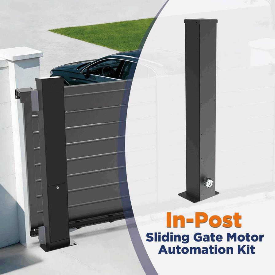 Paket Autogate Sliding Murah In-Post Gate Motor Pasang Sendiri DIY Rumah