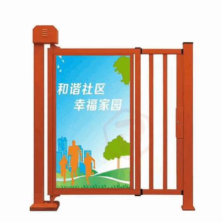 Manual Rotating Advertising Swing Gate Mall Retail Akses Kontrol Pintu Iklan