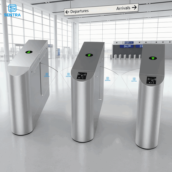Airport Smart Access Control Ticket Gate High Speed Barrier Akses Bandara Cepat