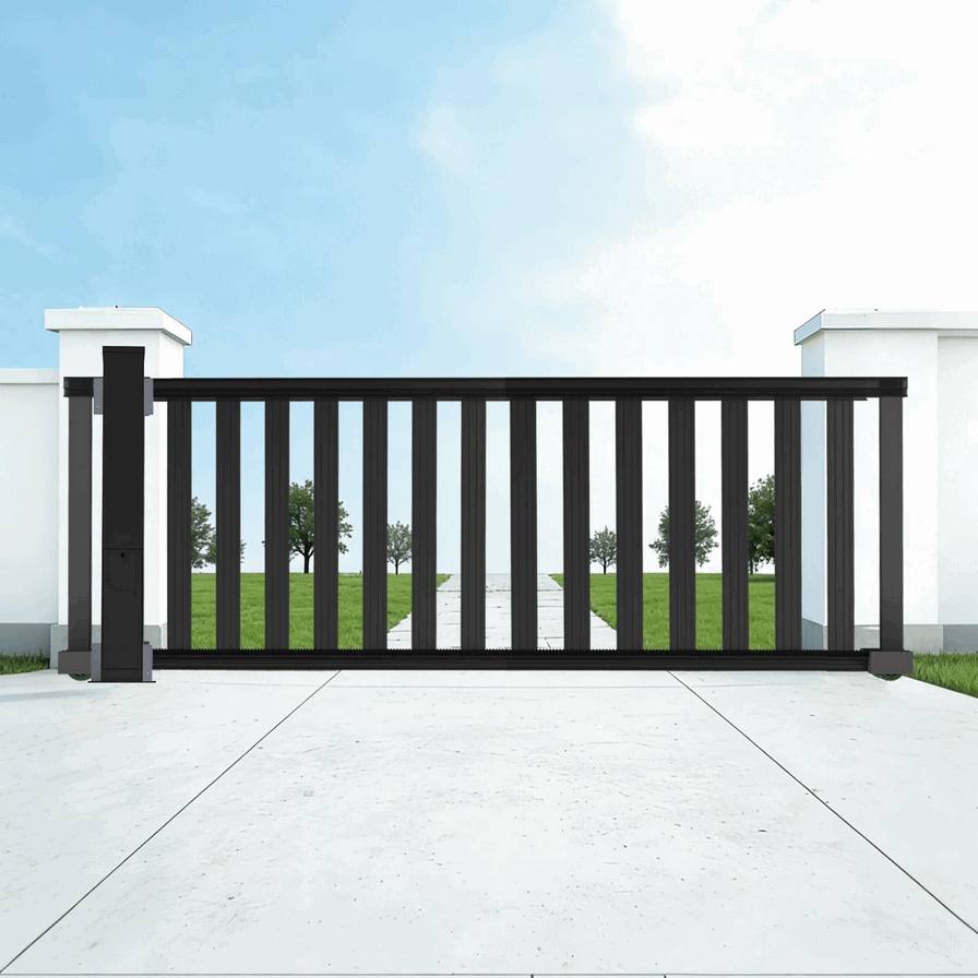 Paket Autogate Sliding Murah In-Post Gate Motor Pasang Sendiri DIY Rumah
