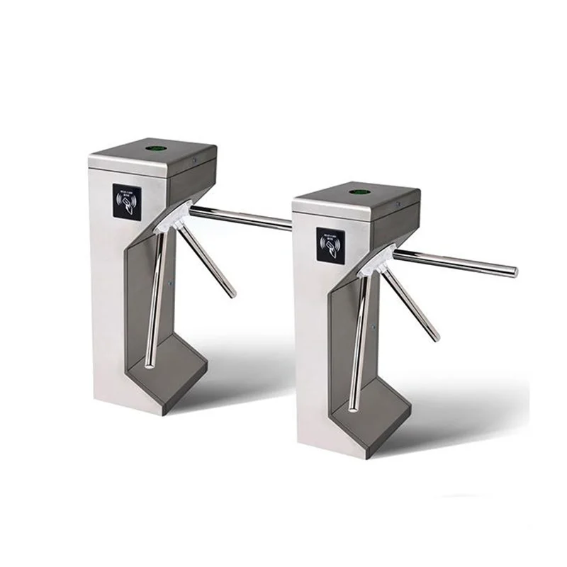 Turnstile Tripod Jakarta Office High Security Stainless Steel 304 Mesin Akses Kontrol Kantor