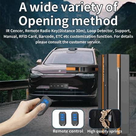 Boom Gate Otomatis Pengatur Kecepatan Jalan Raya Brushless Motor Lalu Lintas