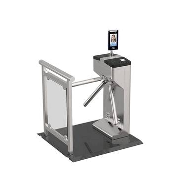 Semi Automatic Tripod Gate Stainless Steel 304 Public Facility Pembatas Fasilitas Umum