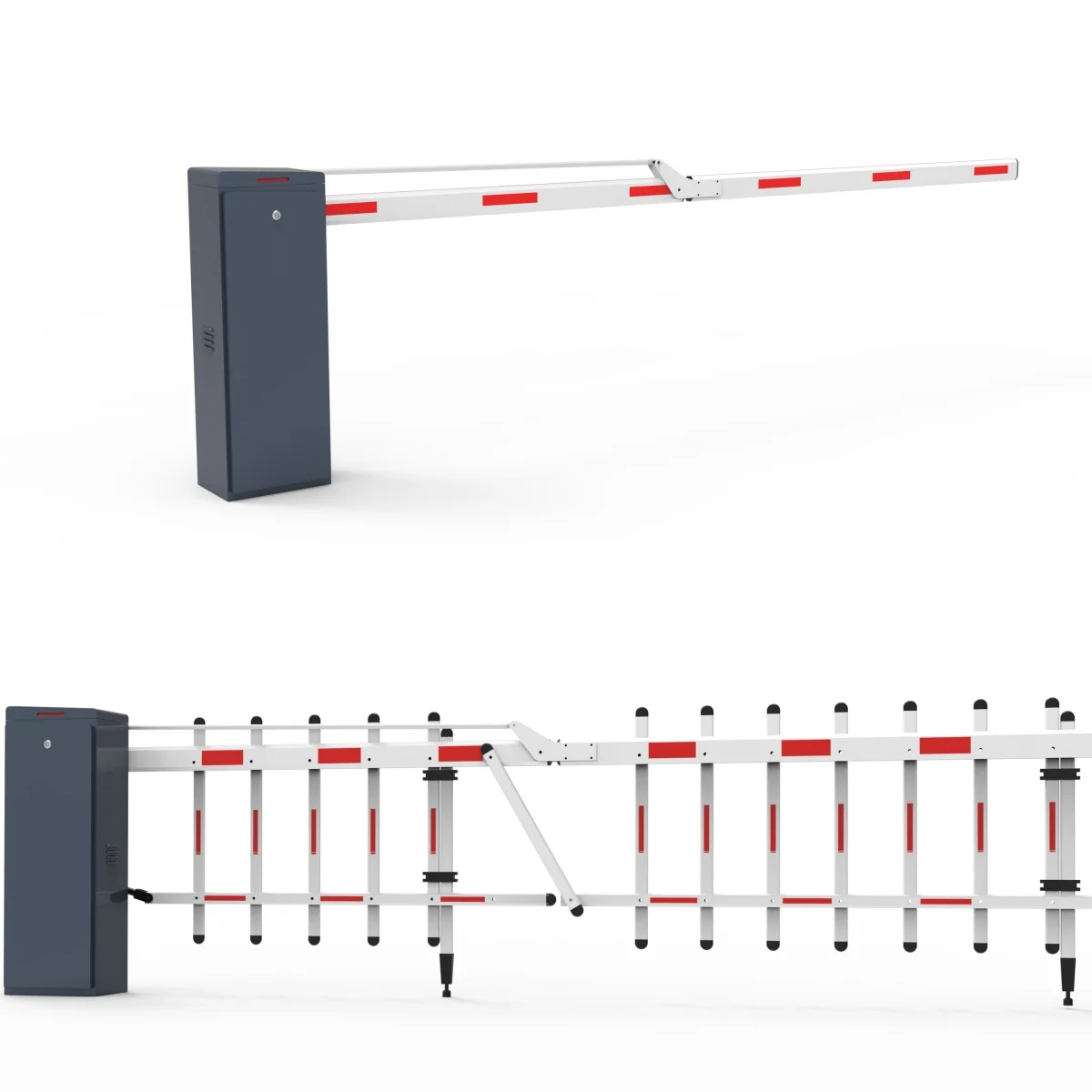 Sistem Parkir LPR All-in-One Multi-Konfigurasi Boom
