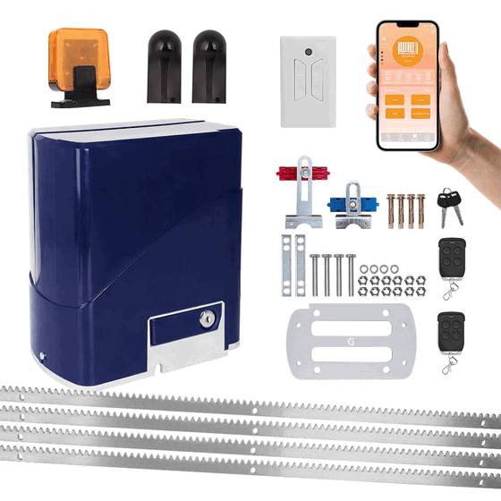 Motor Pagar Geser Elektrik Heavy Duty 800kg Paket Autogate Remote Control