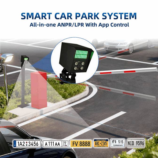Mesin Pagar Tertanam Tiang In-Post Sliding Gate Integrasi Kamera LPR ANPR
