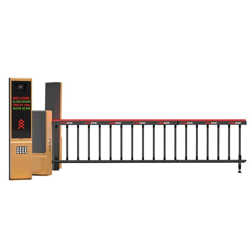 Palang Parkir Servo Motor Kecepatan Tinggi Barrier Jalan Adjustable