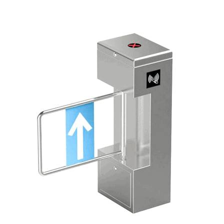 Waist Height Optical Tripod Turnstile Entry Management System Kontrol Masuk