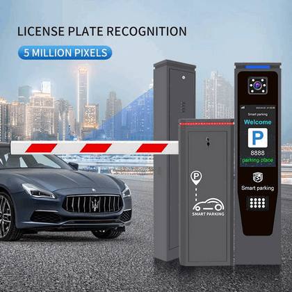 Palang Portal Otomatis Articulated Lipat Akses Remote RFID Jarak Jauh Basement