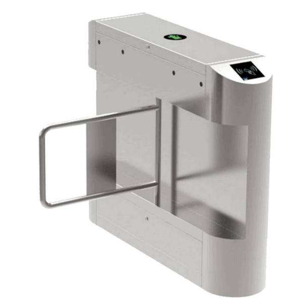 Swing Barrier Otomatis AC220V Anti Tailgating Palang Pembatas Kantor Aman