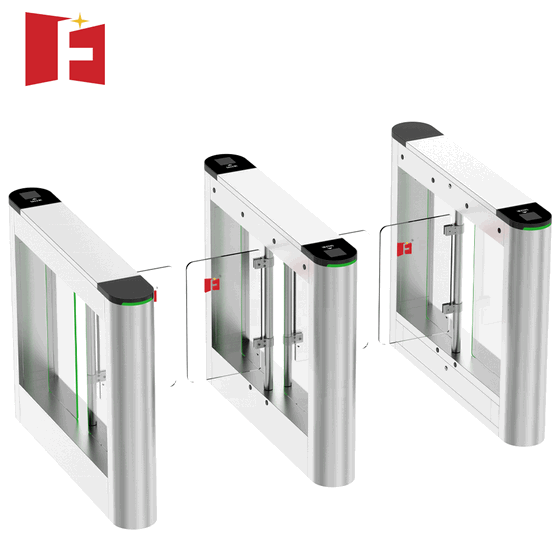Swing Turnstile IP55 Waterproof Kamera Face Recognition Akses Kontrol RFID