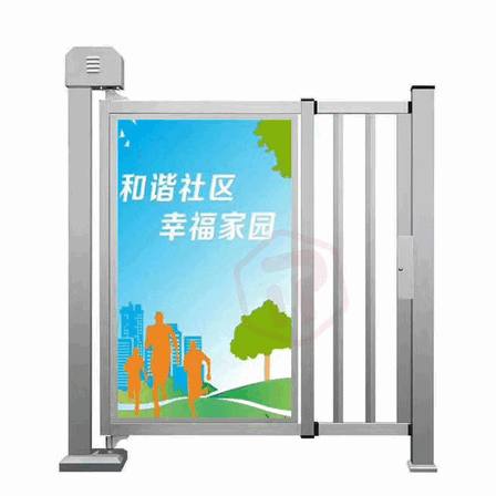 Manual Rotating Advertising Swing Gate Mall Retail Akses Kontrol Pintu Iklan