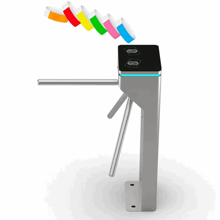 Turnstile Tripod Face Recognition Gym Fitness Center Akses Kontrol Wajah Member