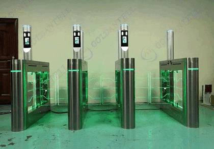 Biometric Facial Recognition Pedestrian Gate High Security Zone Akses Kontrol Ketat